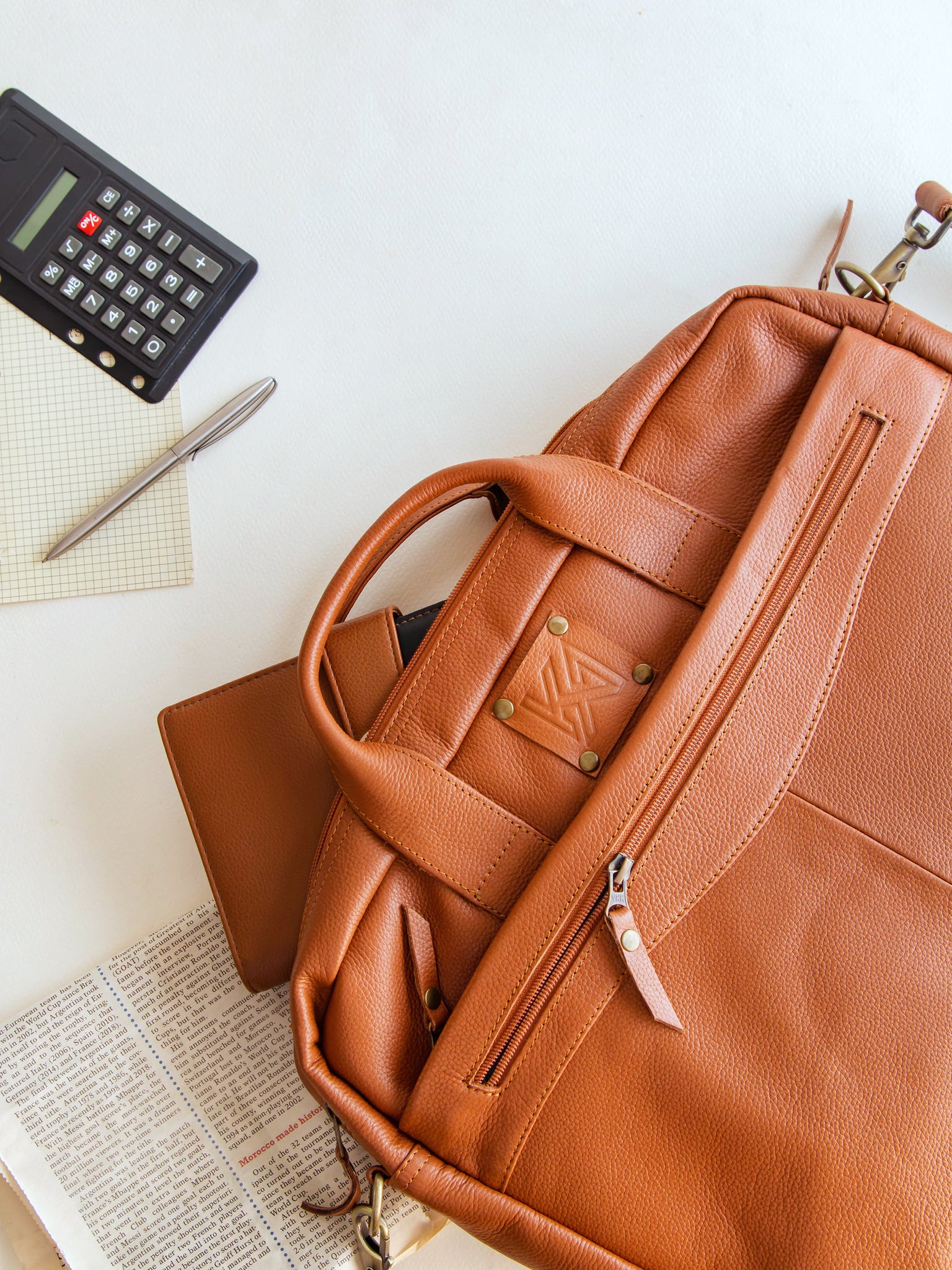The 'Messenger' Leather Laptop bag