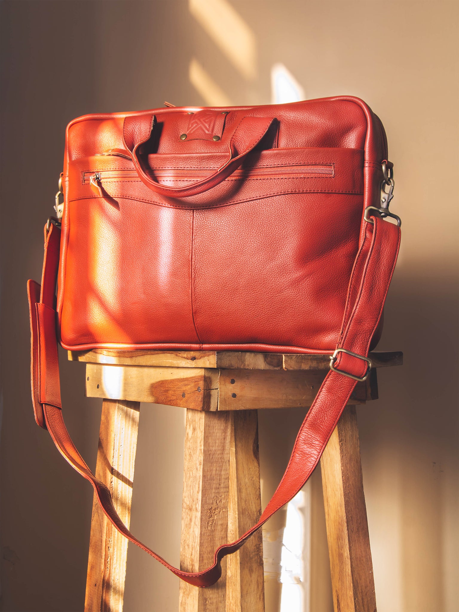 The 'Messenger' Leather Laptop bag